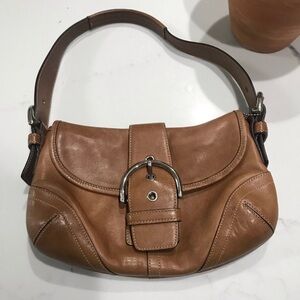 Coach small hobo leather bag